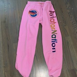 Hot Pink Aviator Nation Venice Sweats